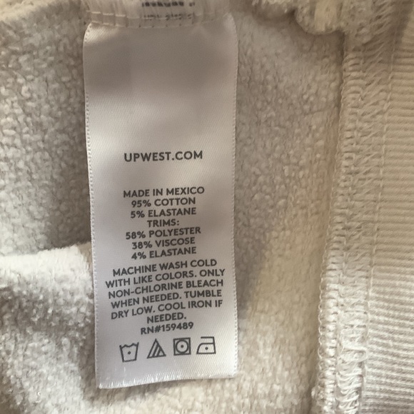 UpWest Waffle-Trim Cropped Hoodie - Picture 9 of 9
